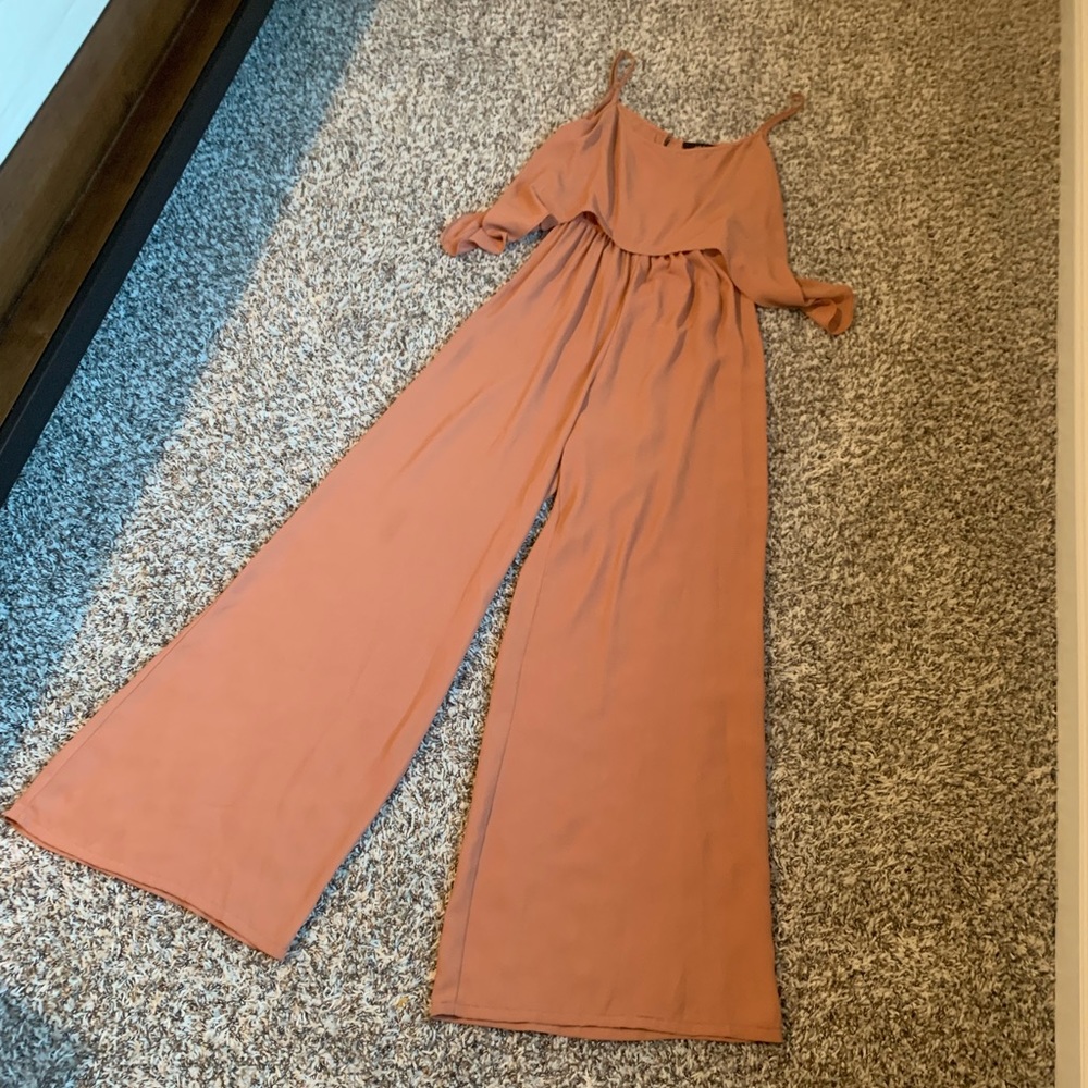 BNWT - Ark & Co Open Back Flowy Jumpsuit